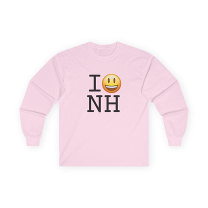 "I'm Happy about New Hampshire" Long Sleeve Shirt
