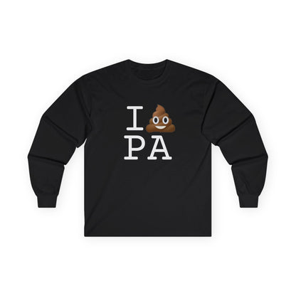 "I Poop in Pennsylvania" Long Sleeve Shirt