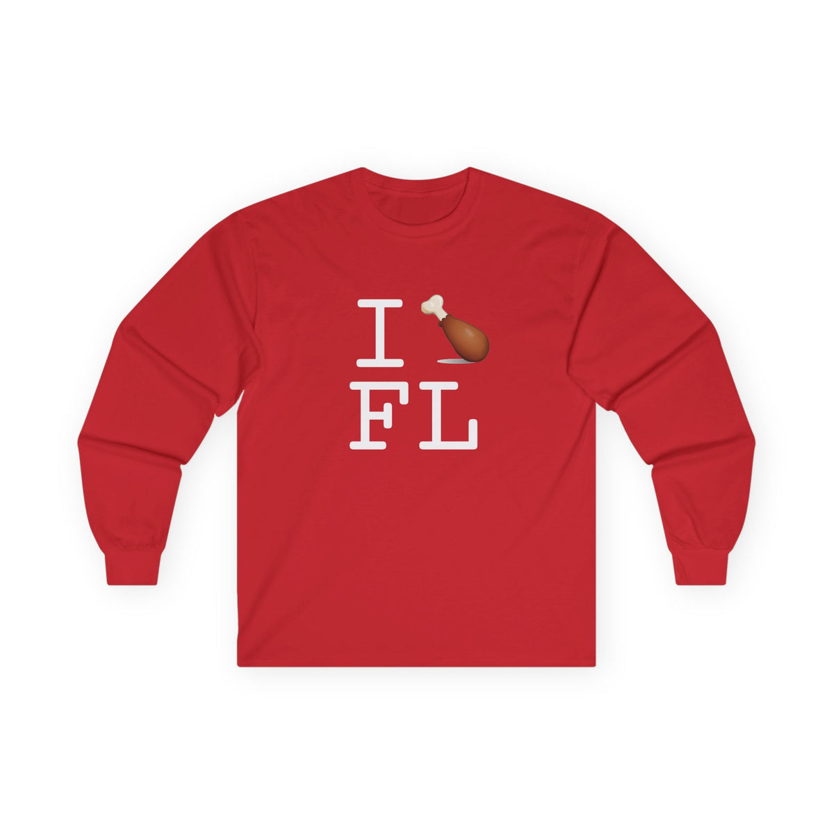 "I Chicken Drumstick Florida" Long Sleeve Shirt