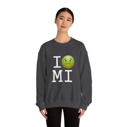"I'm Nauseous about Michigan" Sweatshirt