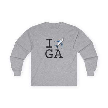 "I Fly Over Georgia" Long Sleeve Shirt