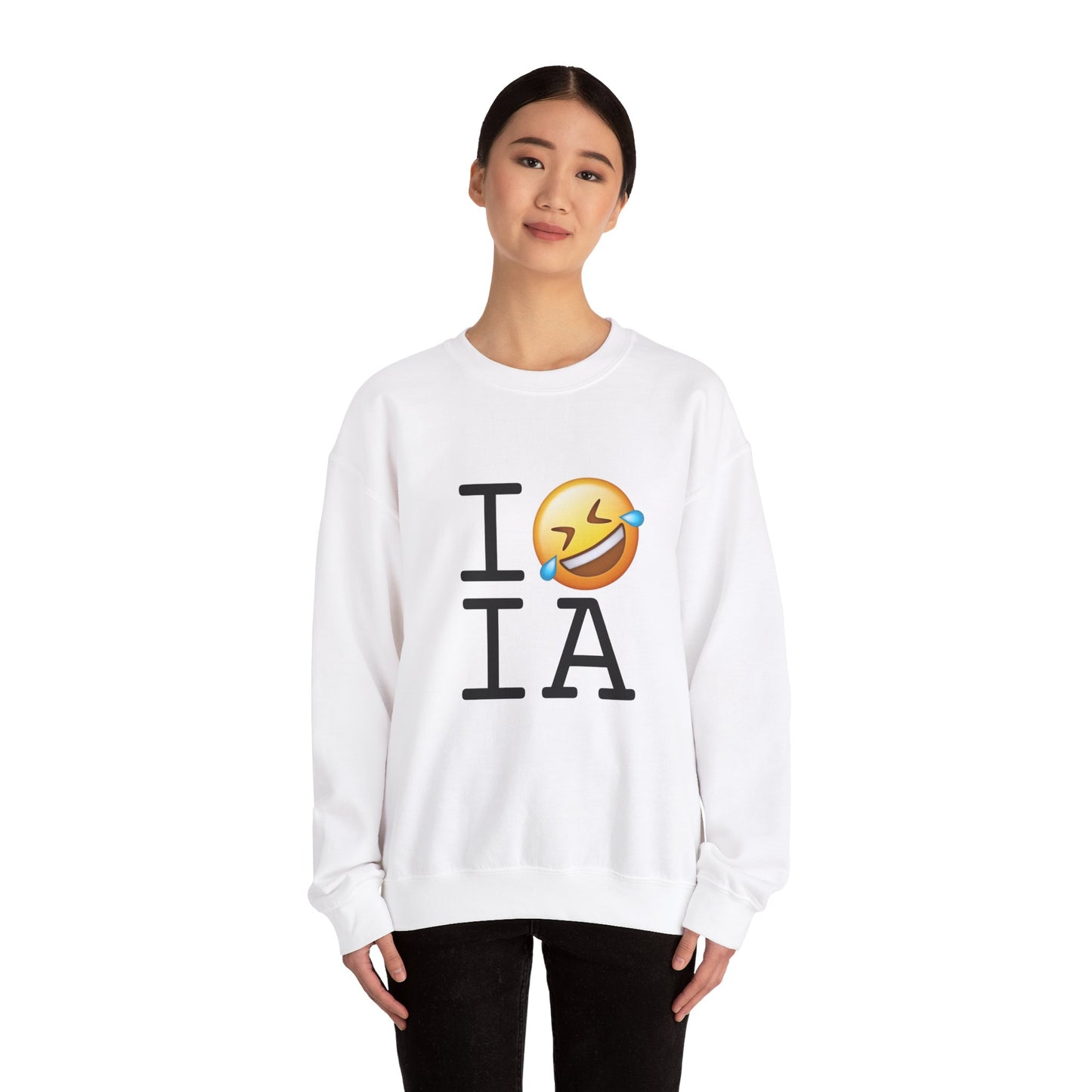 "I Laugh Hard (LMFAO) at Iowa" Sweatshirt