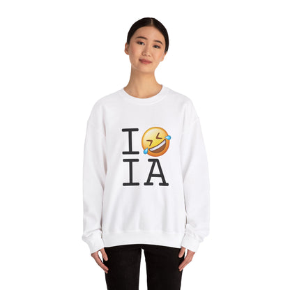 "I Laugh Hard (LMFAO) at Iowa" Sweatshirt
