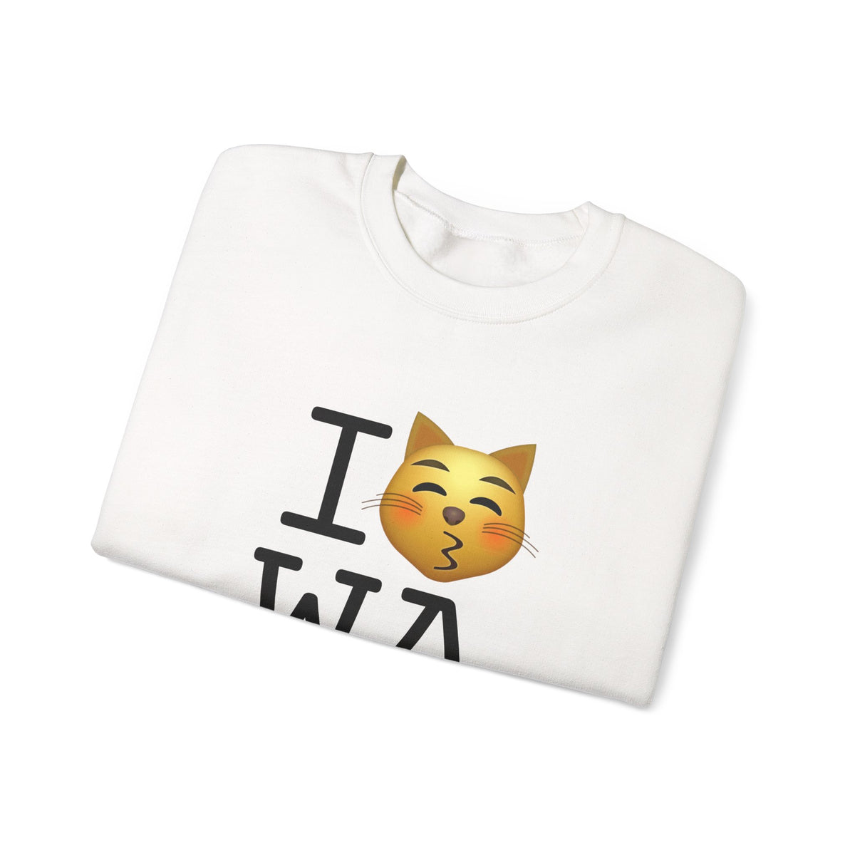 "I'm a Kissing Cat toward Washington" Sweatshirt
