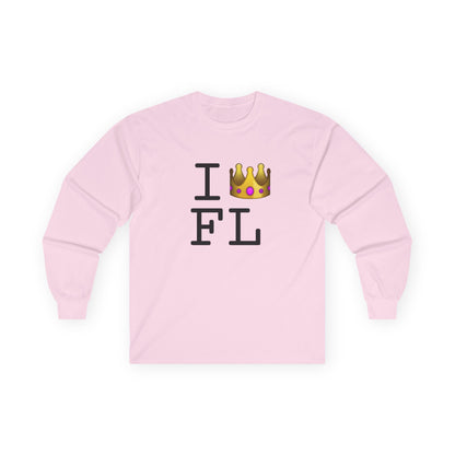 "I'm Royalty (Wear a Crown) in Florida" Long Sleeve Shirt