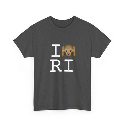 "I Don't Hear Rhode Island" Tee