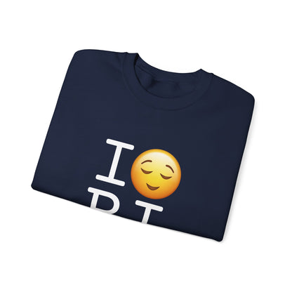 "I'm Relieved about Rhode Island" Sweatshirt