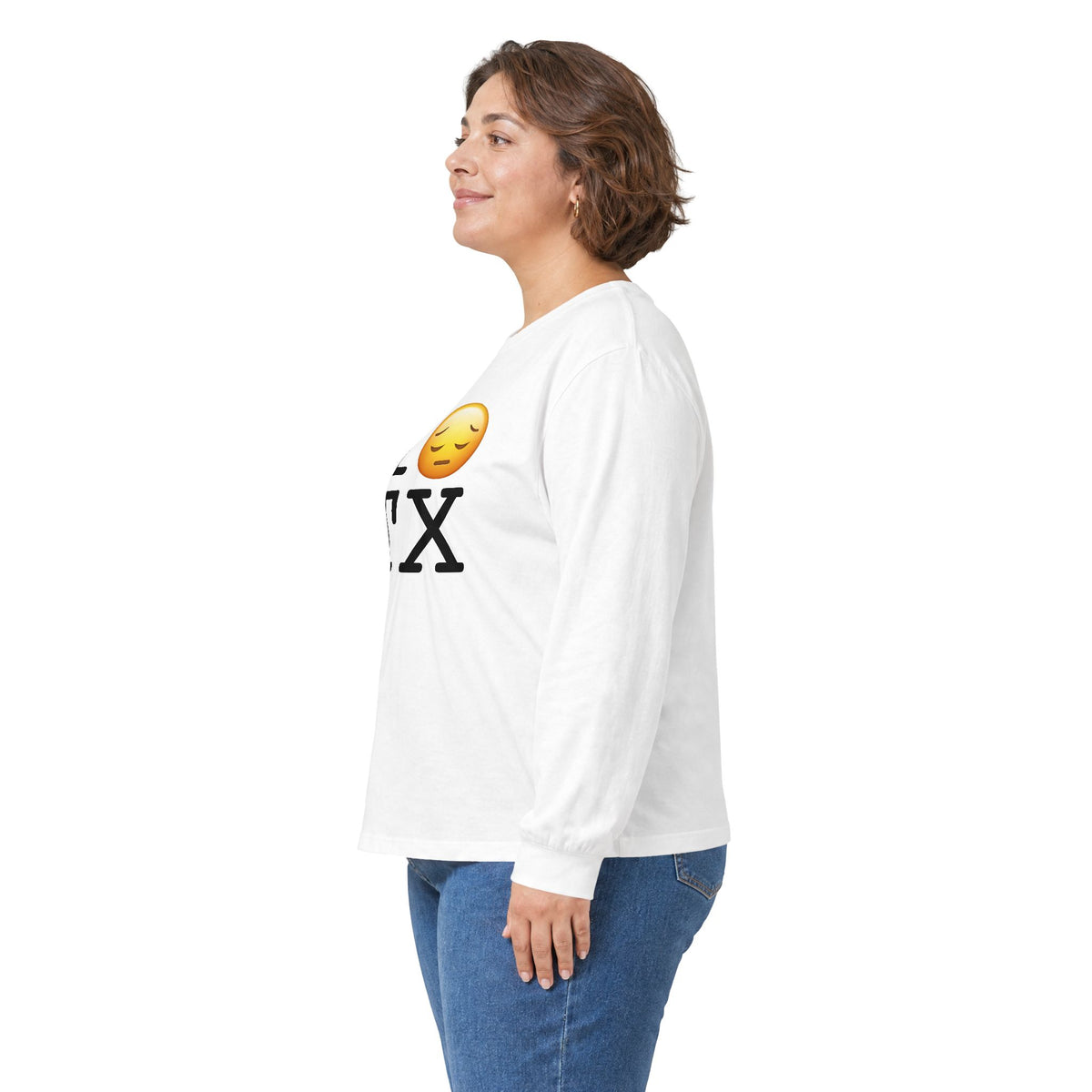 "I'm Depressed about Texas" Long Sleeve Shirt