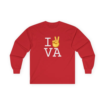 "I Show Peace to Virginia" Long Sleeve Shirt
