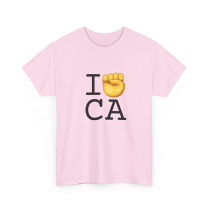 "I Raise my Fist with California" Tee