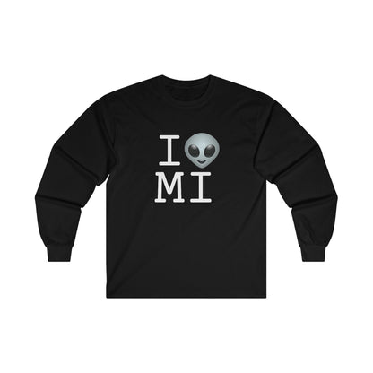 "I Feel Alien in Michigan" Long Sleeve Shirt