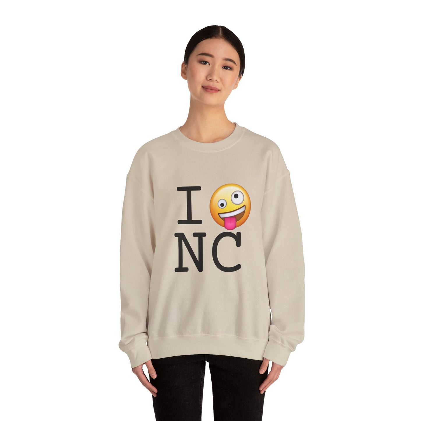 "I'm Crazy about North Carolina" Sweatshirt