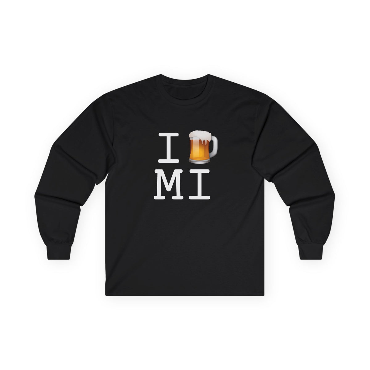 "I Beer Michigan" Long Sleeve Shirt
