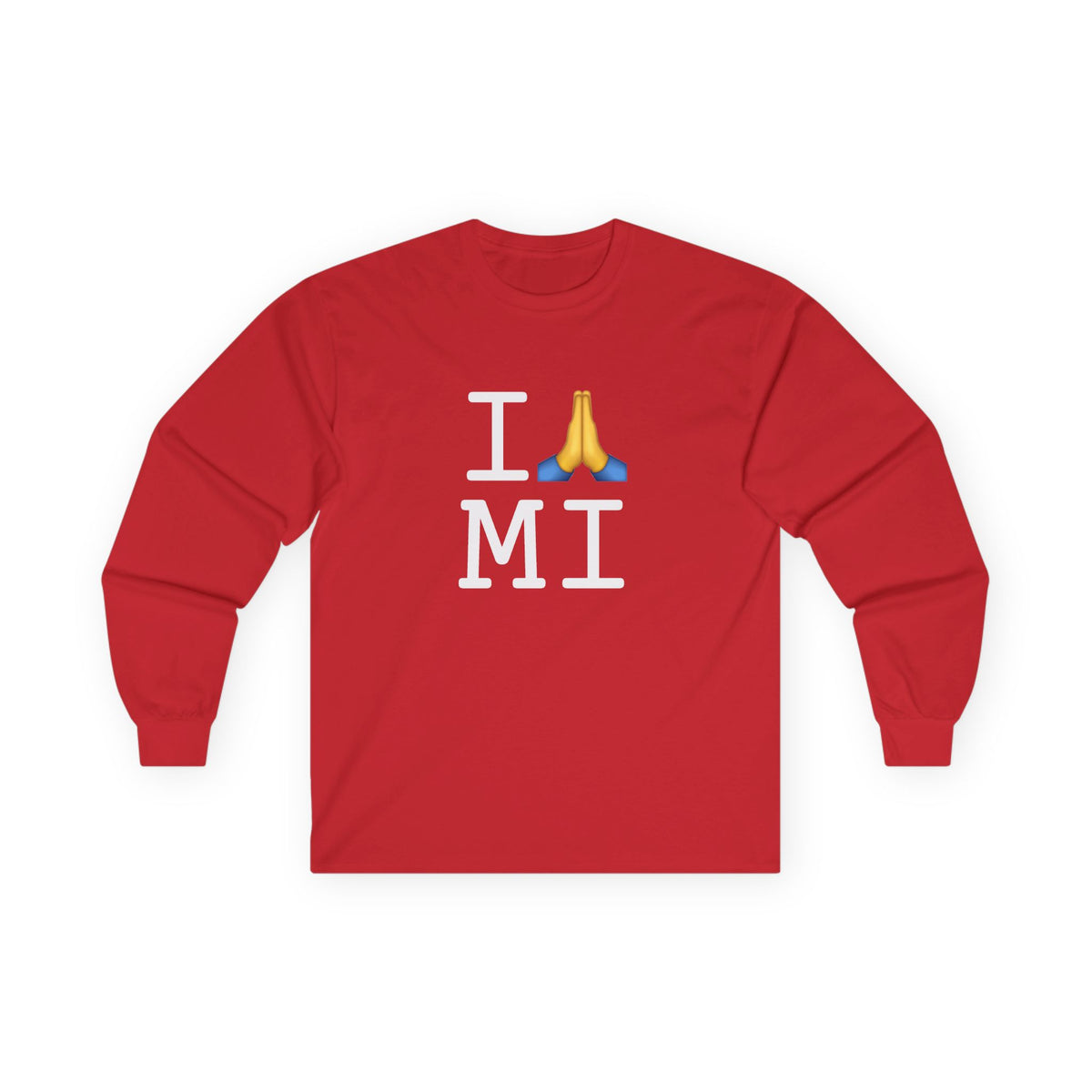 "I Pray for Michigan" Long Sleeve Shirt