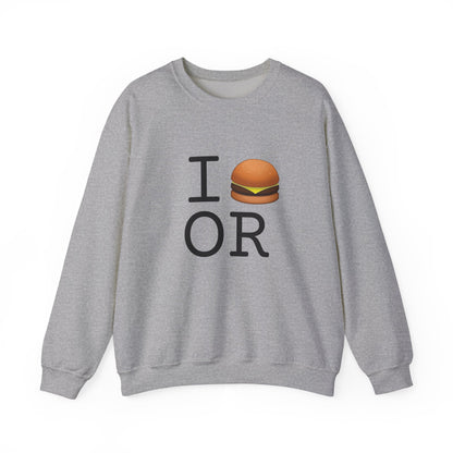 "I Cheeseburger Oregon" Sweatshirt