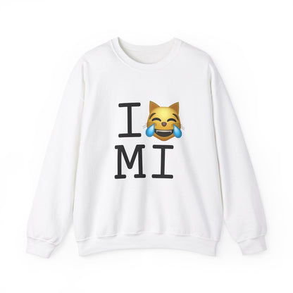 "I'm Laughing like a Cat at Michigan" Sweatshirt
