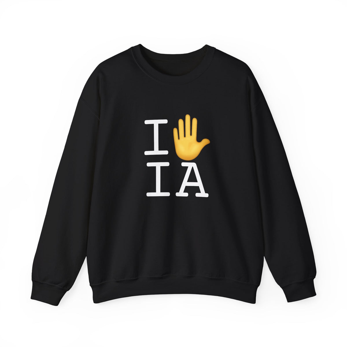 "I Stop (Raised Hand) Iowa" Sweatshirt
