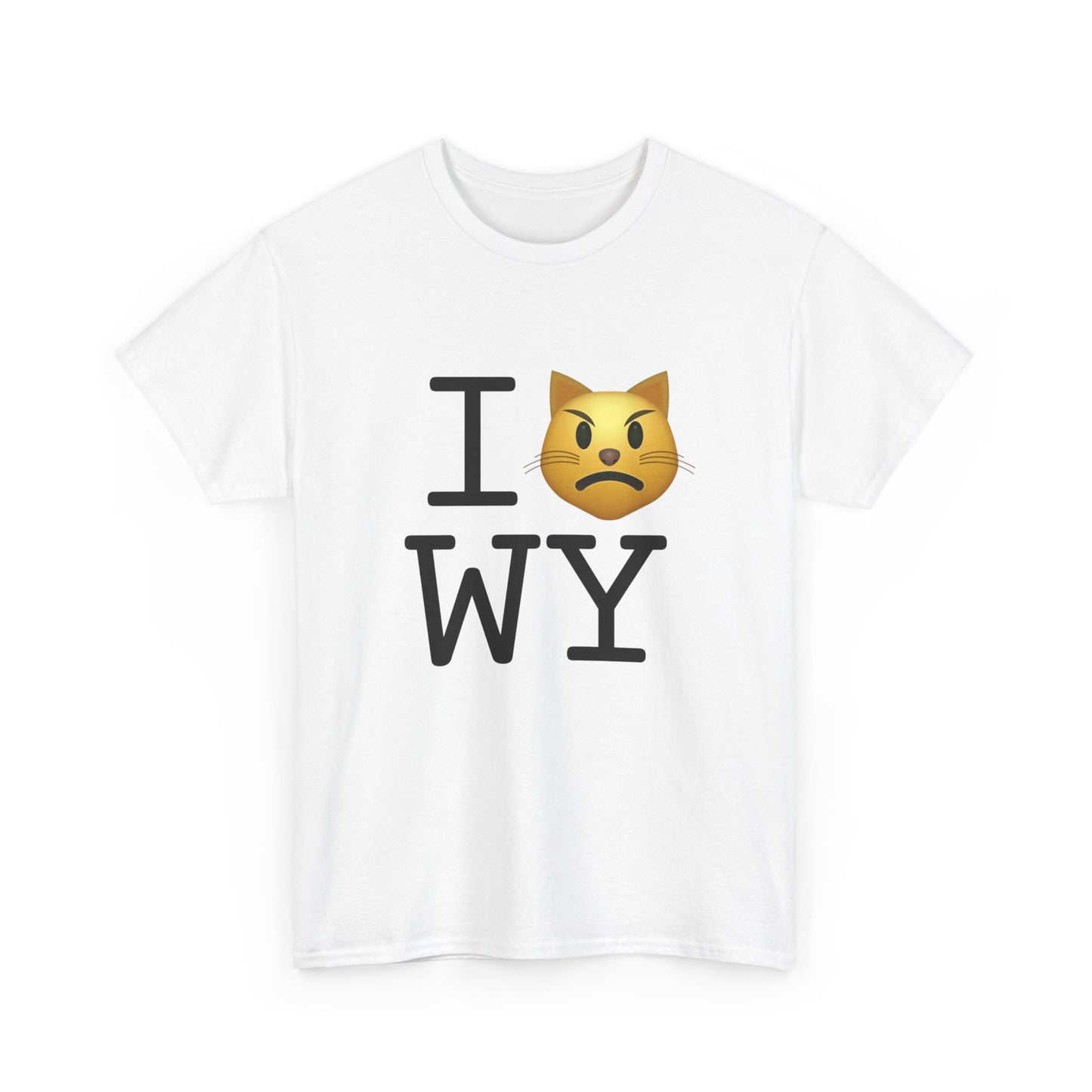 "I'm an Angry Cat about Wyoming" Tee