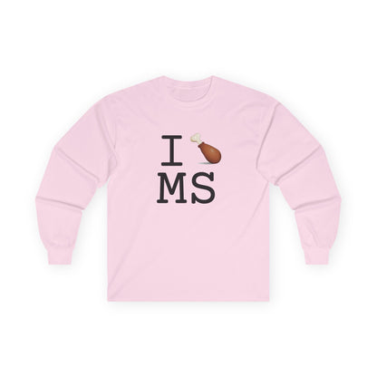 "I Chicken Drumstick Mississippi" Long Sleeve Shirt