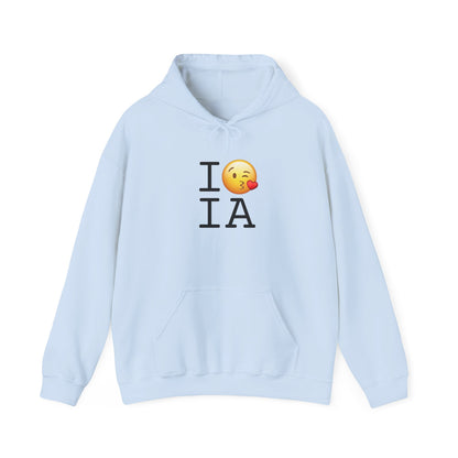 "I Blow a Kiss at Iowa" Hoodie