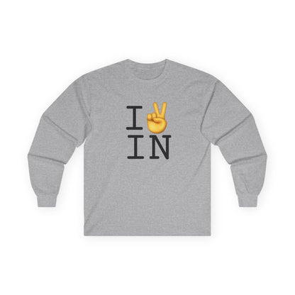 "I Show Peace to Indiana" Long Sleeve Shirt