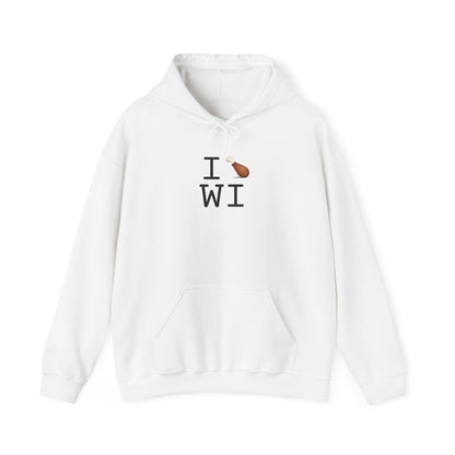 "I Chicken Drumstick Wisconsin" Hoodie
