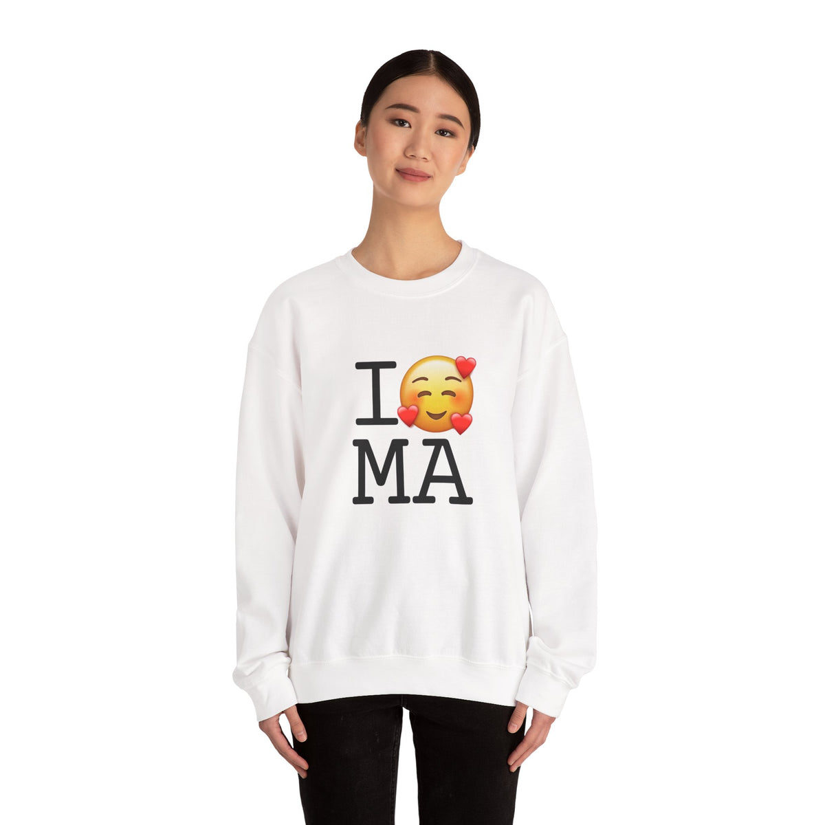 "I Adore Massachusetts" Sweatshirt