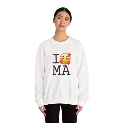 "I Adore Massachusetts" Sweatshirt
