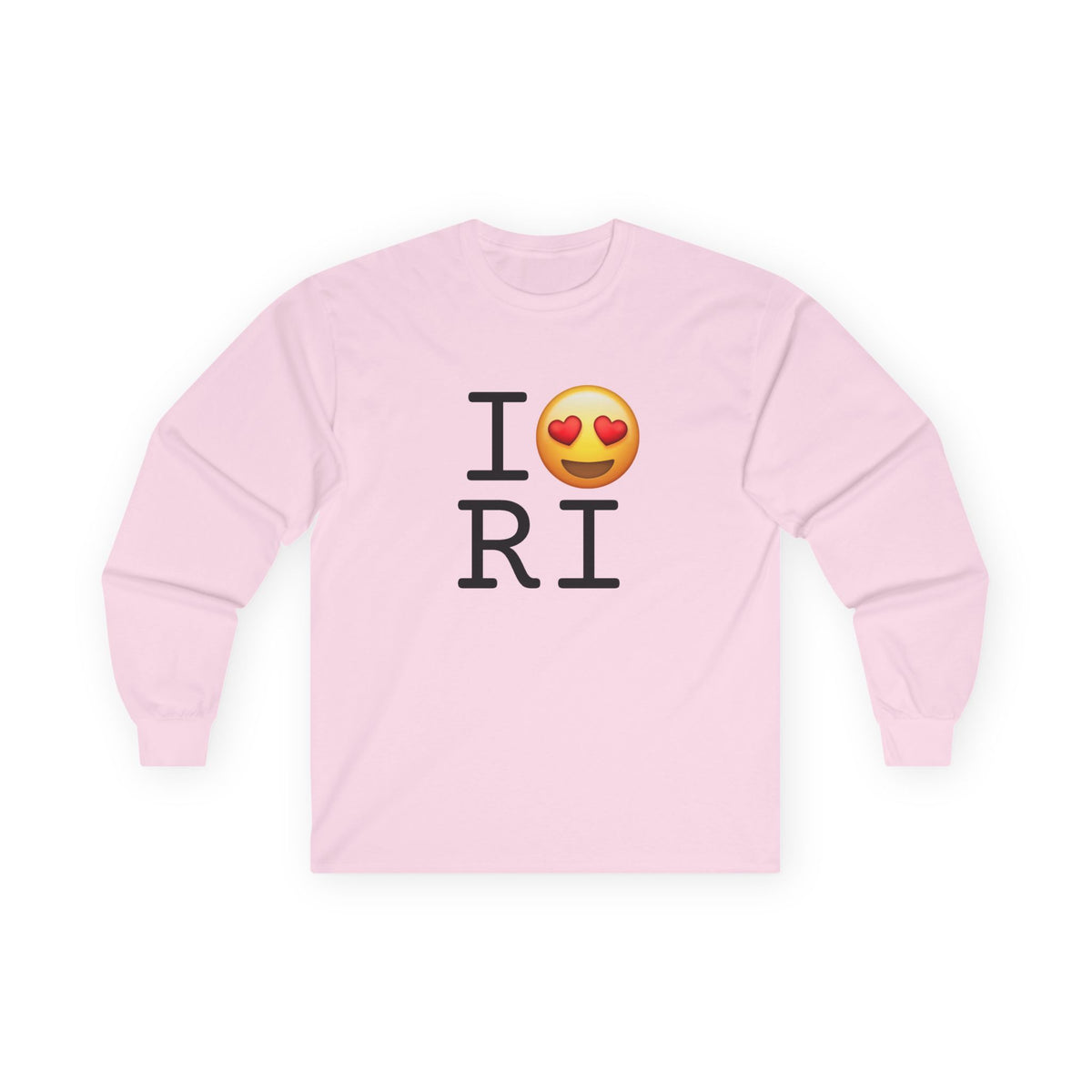"I have Heart Eyes for Rhode Island" Long Sleeve Shirt