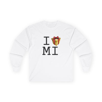 "I Present Michigan" Long Sleeve Shirt
