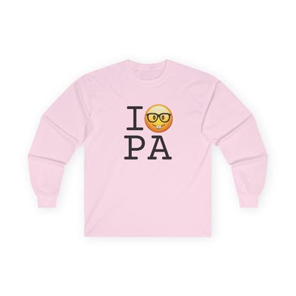 "I'm a Nerd about Pennsylvania" Long Sleeve Shirt