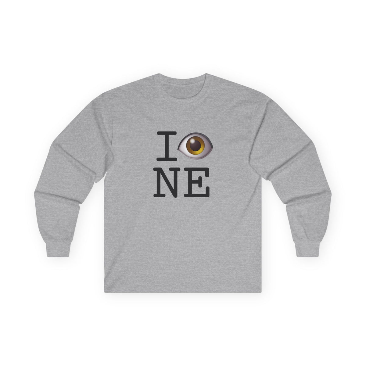 "I See (Eye) Nebraska" Long Sleeve Shirt