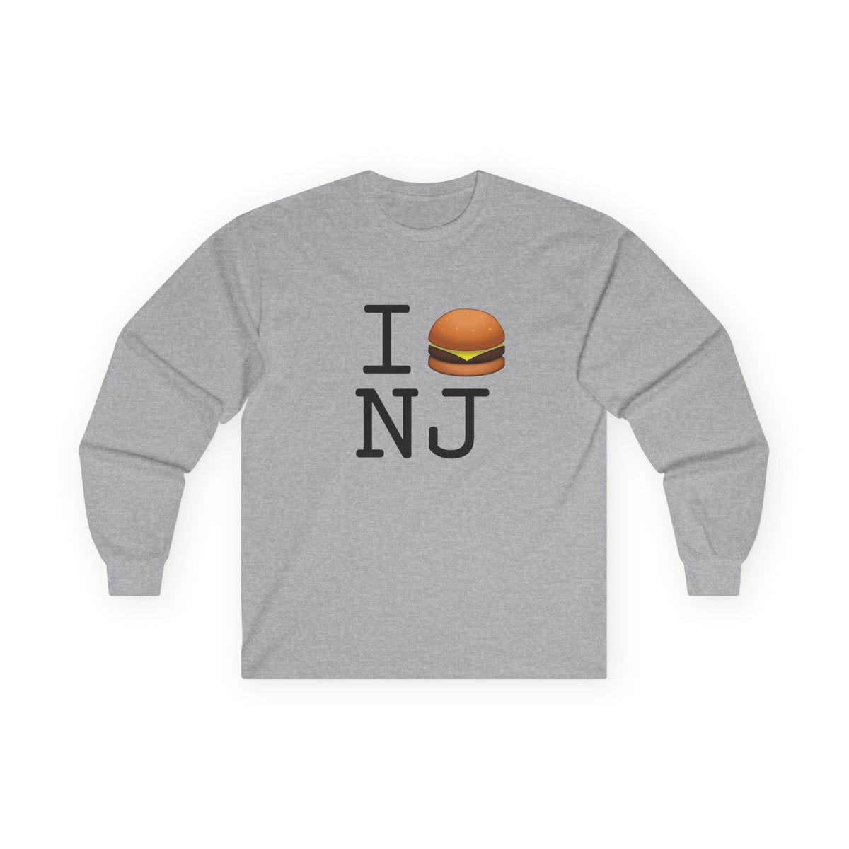 "I Cheeseburger New Jersey" Long Sleeve Shirt