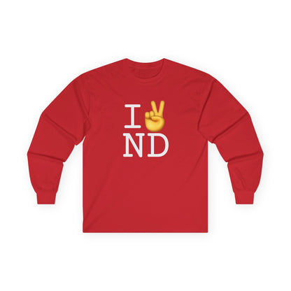 "I Show Peace to North Dakota" Long Sleeve Shirt