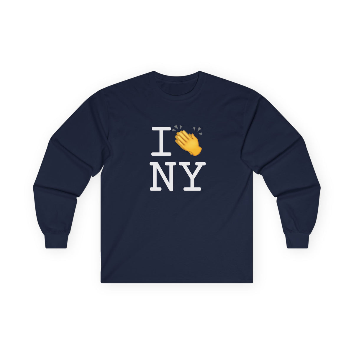 "I Applaud New York" Long Sleeve Shirt