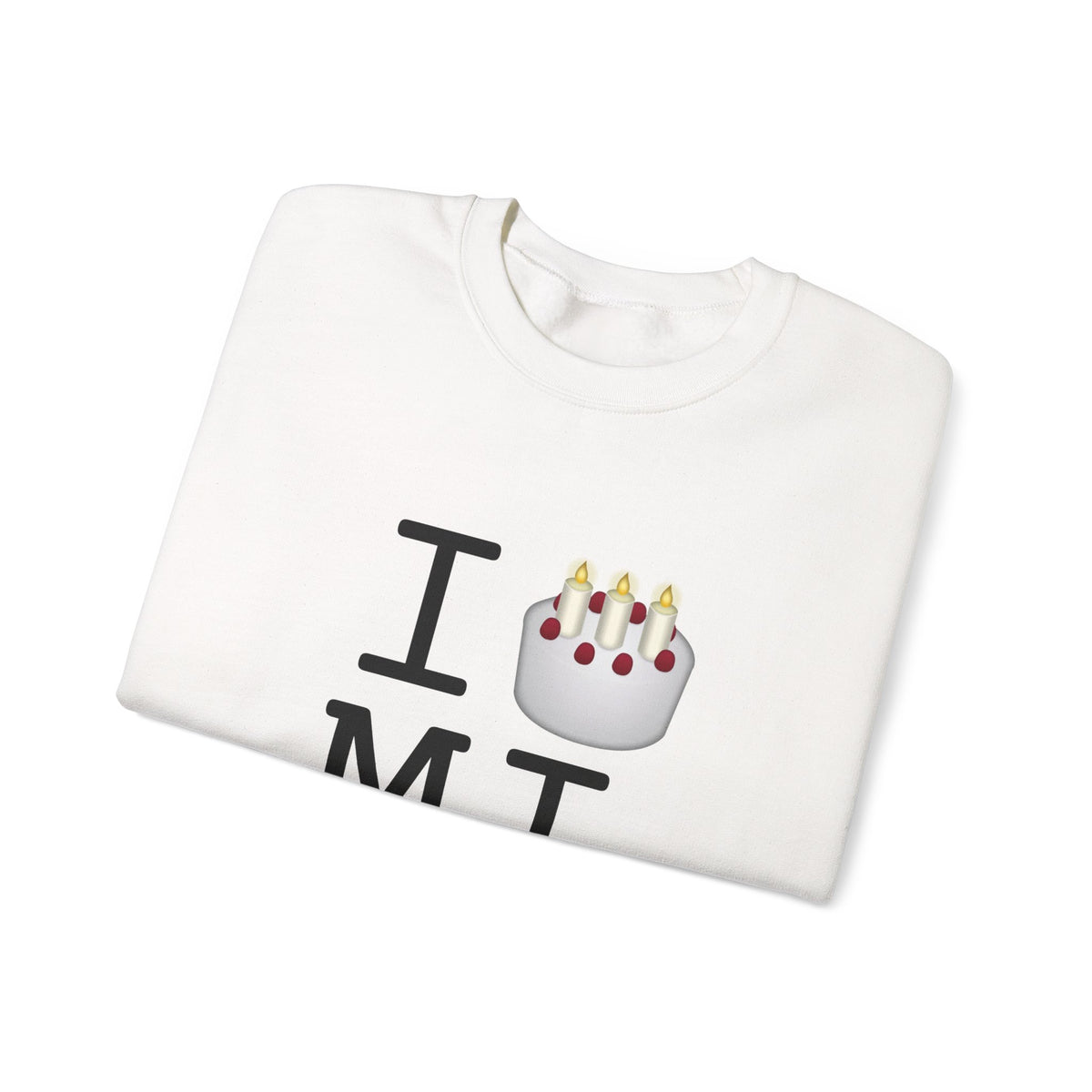 "I Birthday Cake Michigan" Sweatshirt