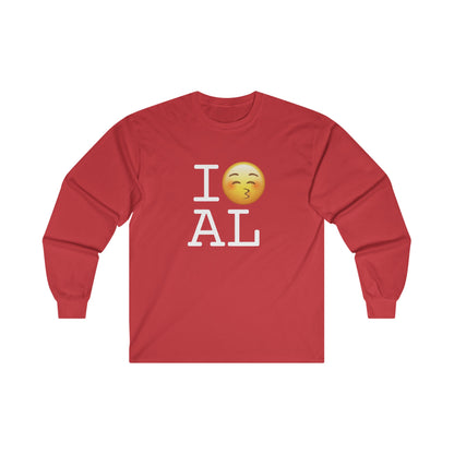 "I Kiss Alabama" Long Sleeve Shirt