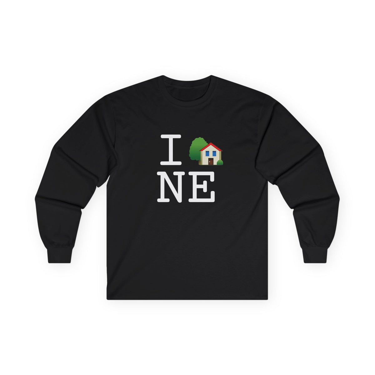 "I'm Home in Nebraska" Long Sleeve Shirt