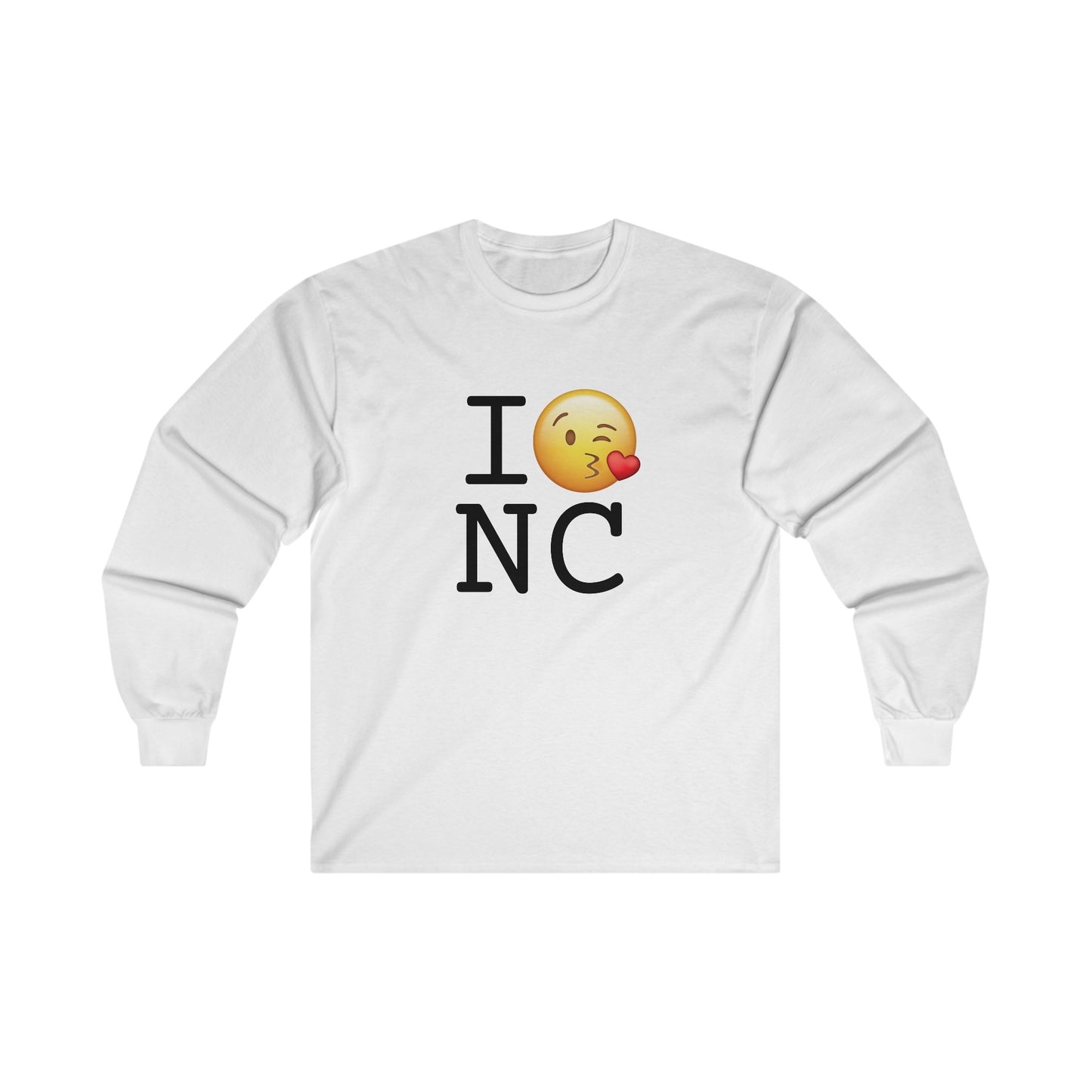 "I Blow a Kiss at North Carolina" Long Sleeve Shirt