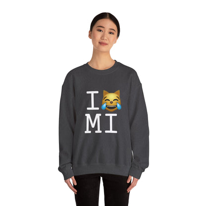 "I'm Laughing like a Cat at Michigan" Sweatshirt