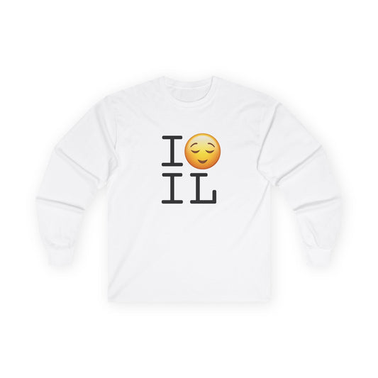 "I'm Relieved about Illinois" Long Sleeve Shirt