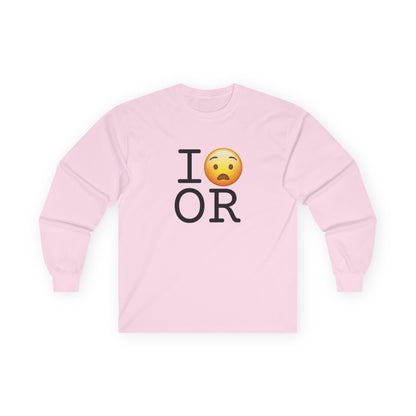 "I'm Anguished about Oregon" Long Sleeve Shirt