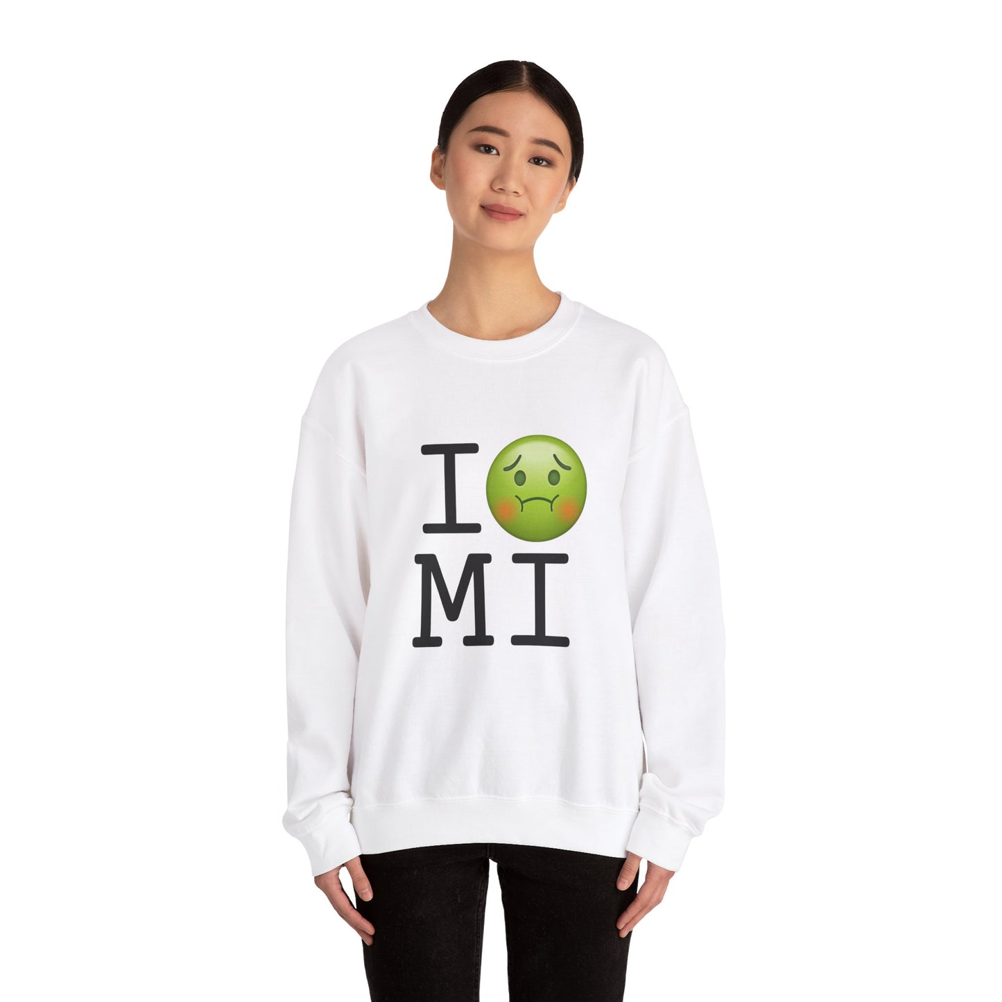 "I'm Nauseous about Michigan" Sweatshirt