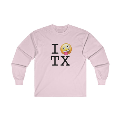 "I'm Crazy about Texas" Long Sleeve Shirt