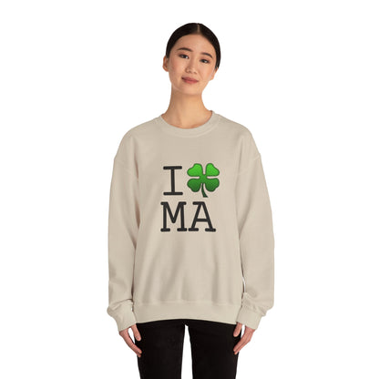 "I'm Lucky (Clover) in Massachusetts" Sweatshirt