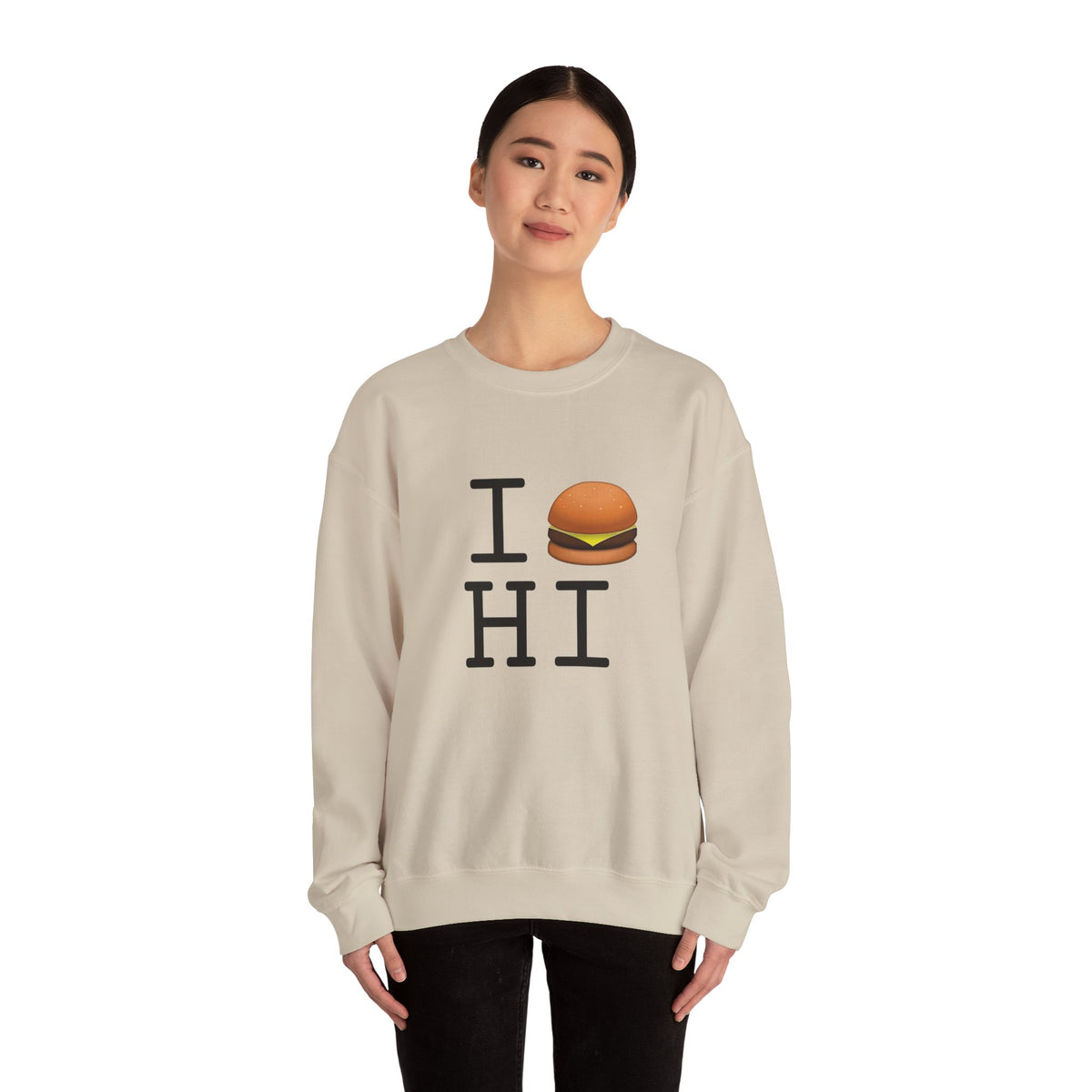 "I Cheeseburger Hawaii" Sweatshirt