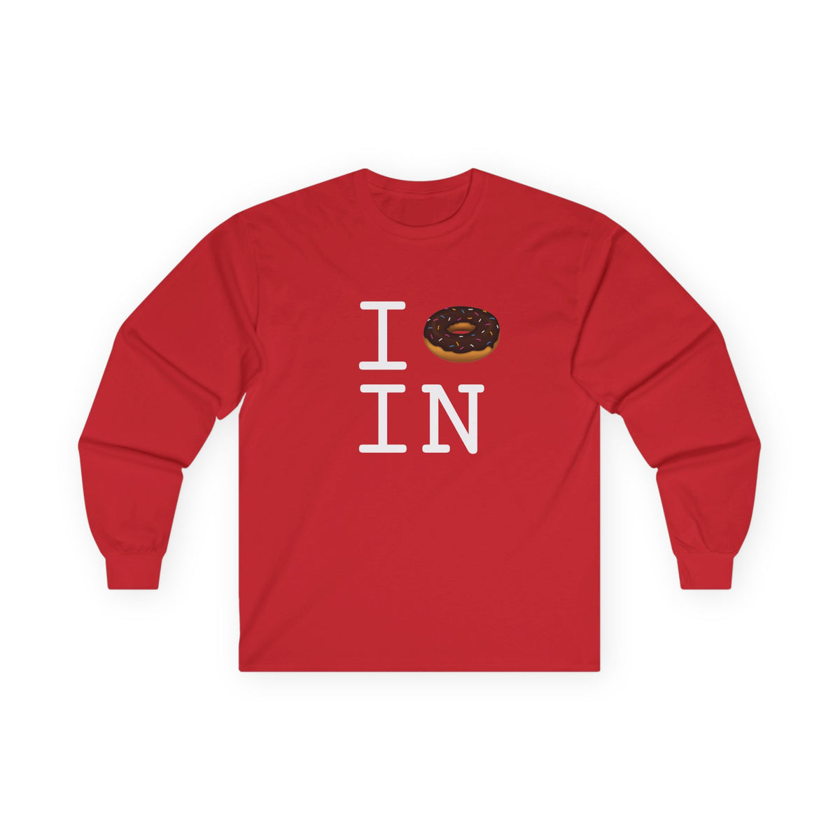 "I Donut Indiana" Long Sleeve Shirt