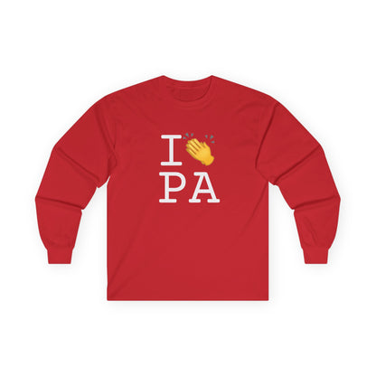 "I Applaud Pennsylvania" Long Sleeve Shirt
