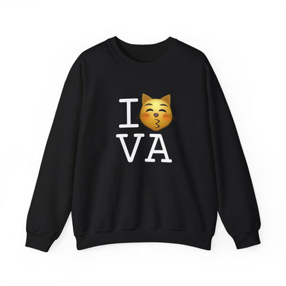 "I'm a Kissing Cat toward Virginia" Sweatshirt