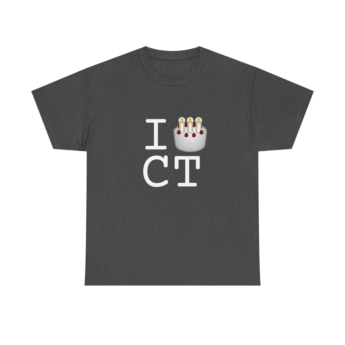 "I Birthday Cake Connecticut" Tee
